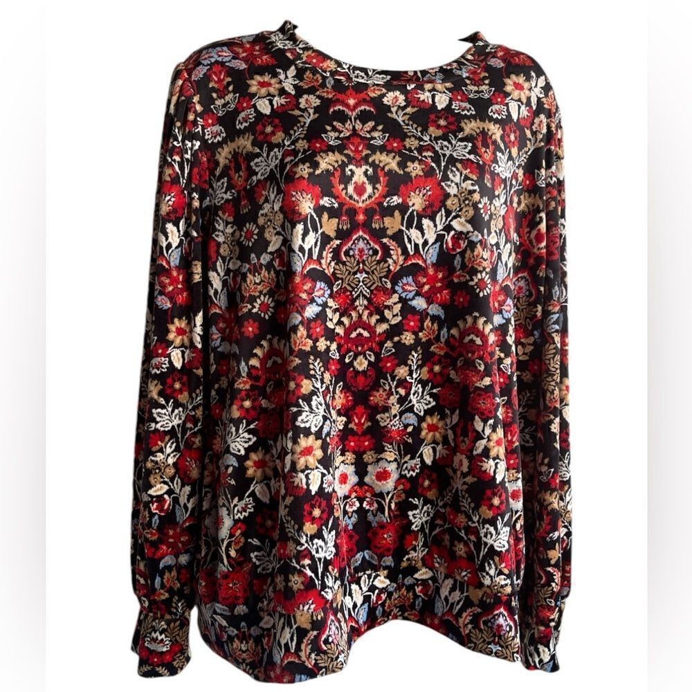 LOFT super soft mock neck sweatshirt